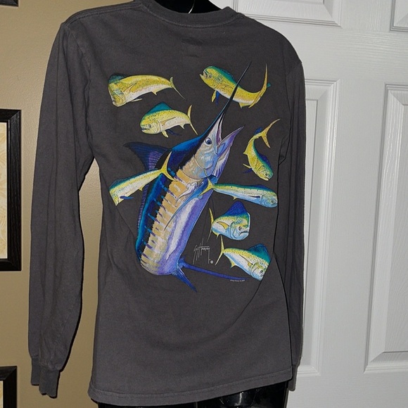 Long Sleeve Guy Harvey tshirt S - Picture 2 of 6
